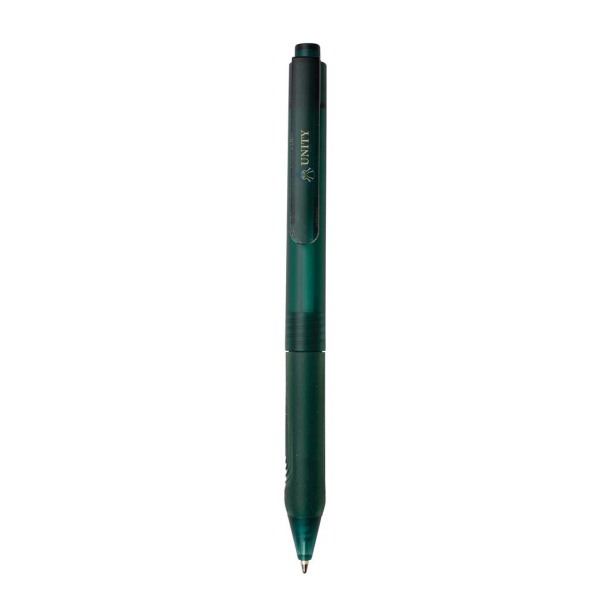  X9 frosted pen with silicon grip