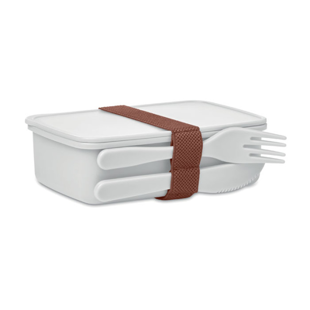 SUNDAY Lunch box with cutlery