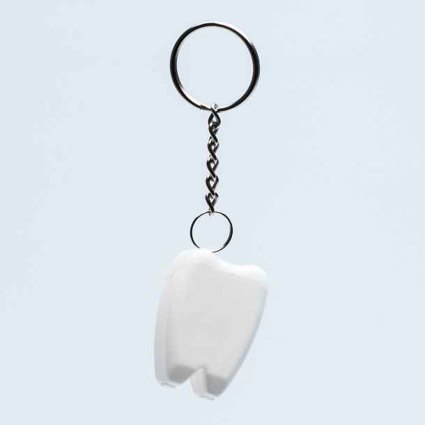 TOOTHY keychain with dental floss