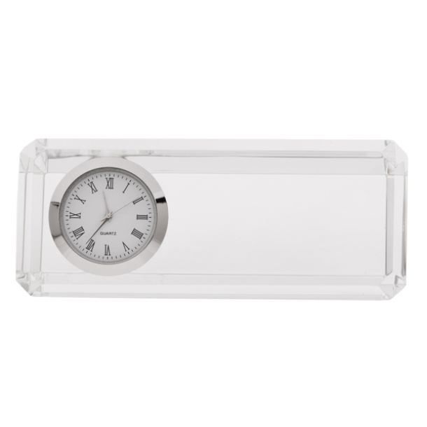 CRISTALINO CLOCK Držač papira sa satom