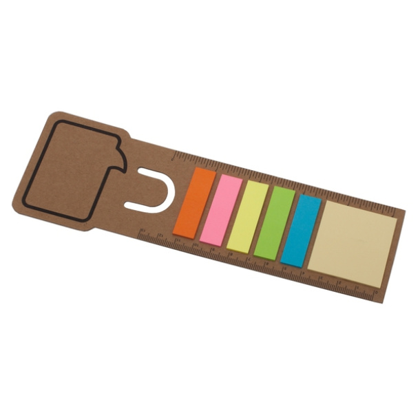 BOOKMARK set of sticky notes with bookmark