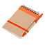 ECO RIBBON notebook with clear pages 90x140 / 140 pages with pen