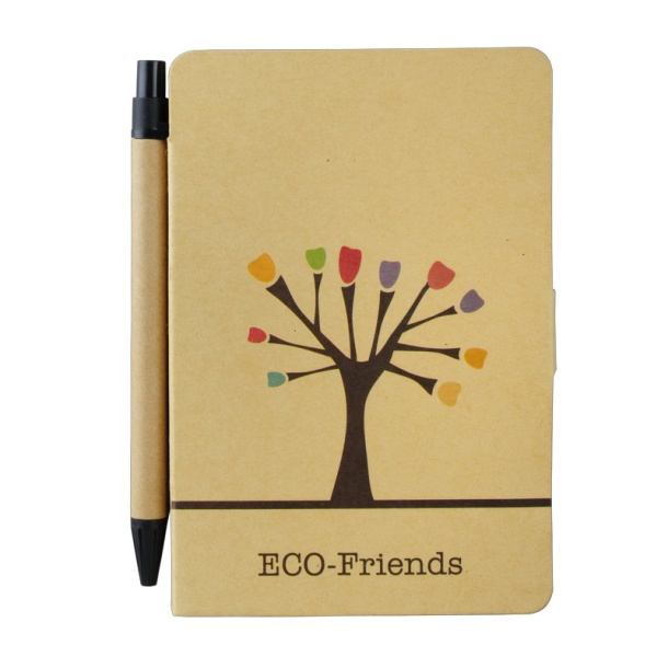 TREE set of sticky notes and notebook