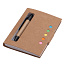 ECO BOOK notebook 80x110 / 100 clean pages and ballpoint pen
