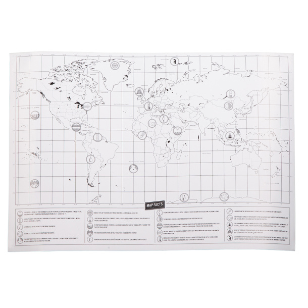 ROLLING STONE karta svijeta - strugalica