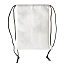 WHITE LINE BACK backpack with wax crayons