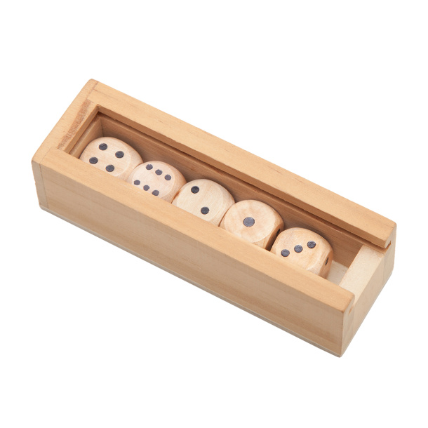 ROLL set of playing cubes