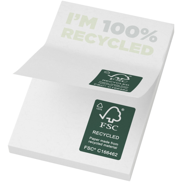 Sticky-Mate® recycled sticky notes 50 x 75 mm - Unbranded