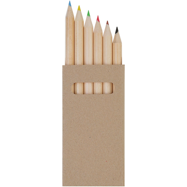 Ayola 6-piece coloured pencil set - Bullet
