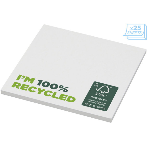 Sticky-Mate® recycled sticky notes 75 x 75 mm - Unbranded