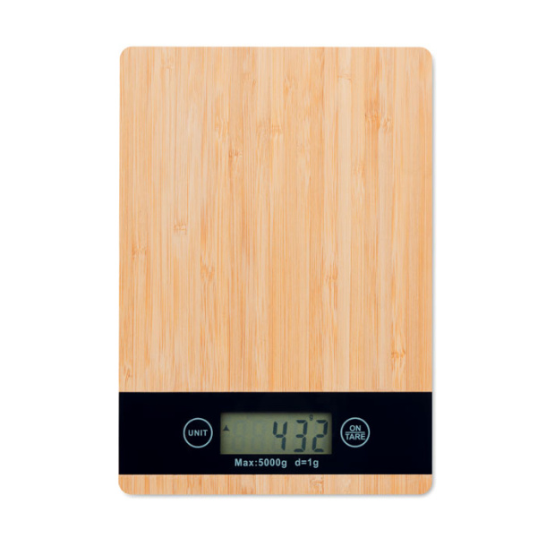 PRECISE Bamboo digital kitchen scales