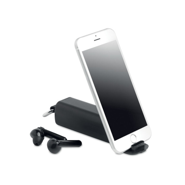 EARTUBES TWS earbuds with phone stand