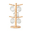 BOROCUPS Bamboo cup set holder
