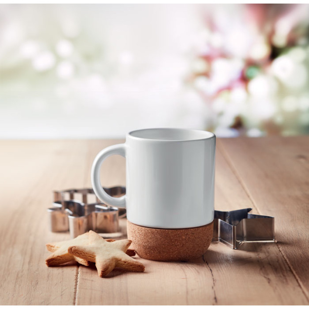 SUBCORK Sublimation mug with cork base