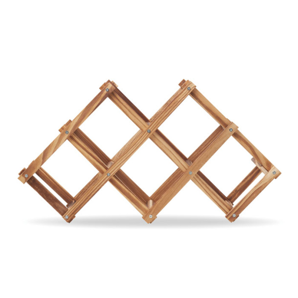 ENTEULAT Foldable wooden wine rack