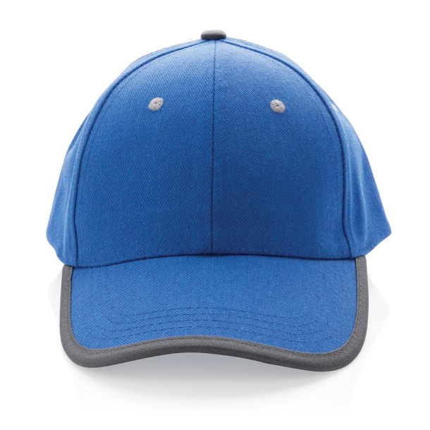  Impact AWARE™ Brushed rcotton 6 panel contrast cap 280gr
