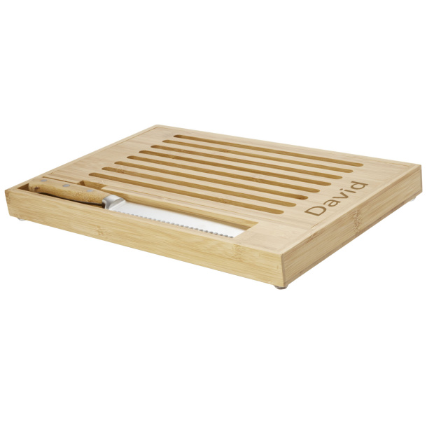 Pao bamboo cutting board with knife - Seasons