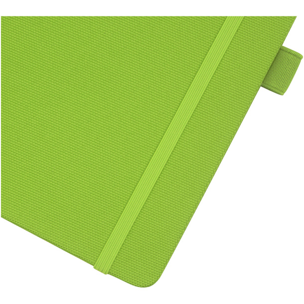 Honua A5 recycled paper notebook with recycled PET cover - Marksman