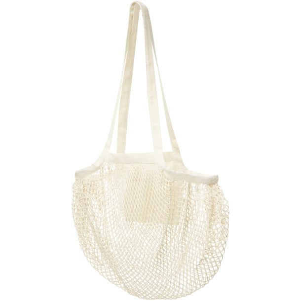 Pune 100 g/m² GOTS organic mesh cotton tote bag - Unbranded