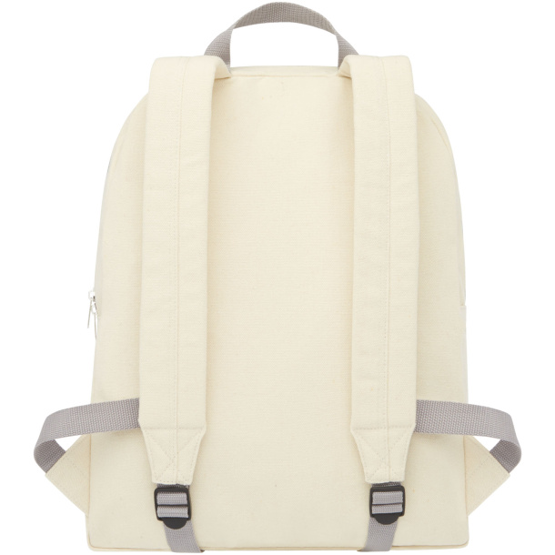 Pheebs 210 g/m² recycled cotton and polyester backpack - Unbranded
