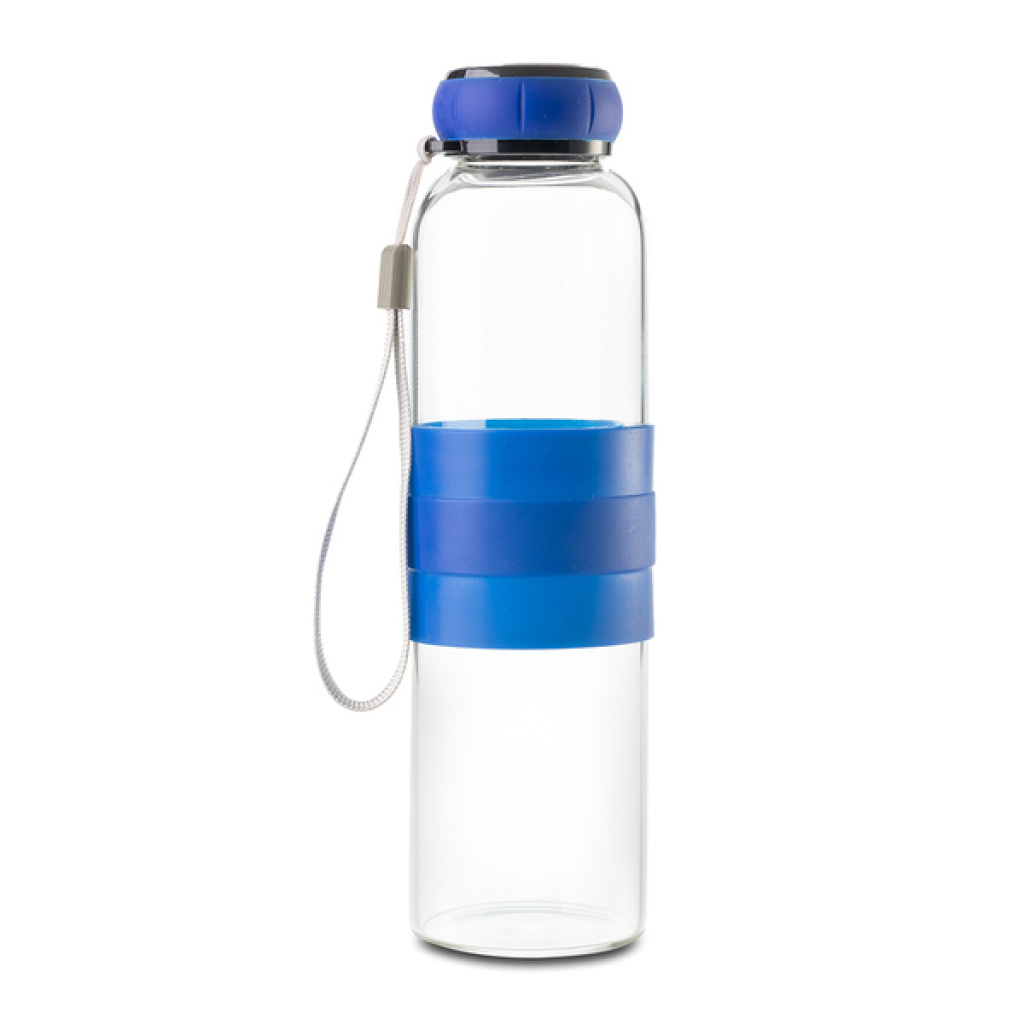 Glass drinking best sale bottle