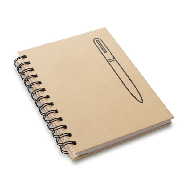 ATTRACT notebook with magnet
