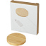 Atra 10W bamboo magnetic wireless charging pad - Avenue