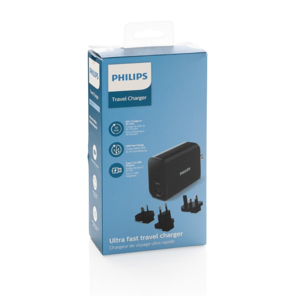  Philips 30W ultra fast PD travel charger