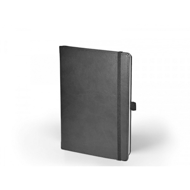 BUSINESS A5 notebook with elastic band and pen loop