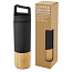 Torne 540 ml copper vacuum insulated stainless steel bottle with bamboo outer wall - Unbranded