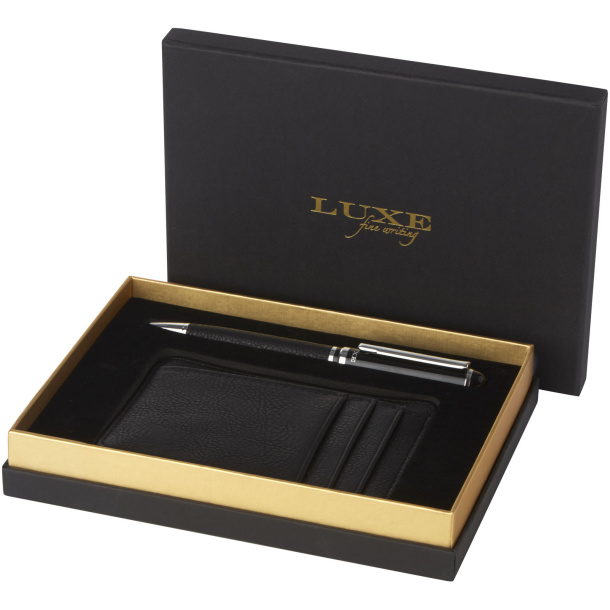 Encore ballpoint pen and wallet gift set - Luxe