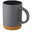 Neiva 425 ml ceramic mug with cork base - Unbranded