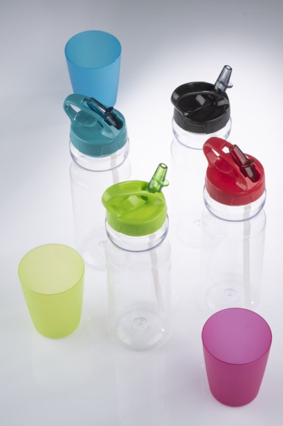 TRANCE Water bottle with straw  700 ml