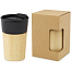 Pereira 320 ml porcelain mug with bamboo outer wall - Unbranded