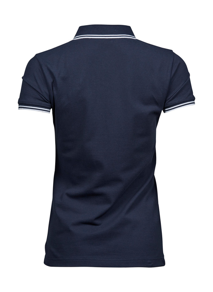 Black polo tee ladies top
