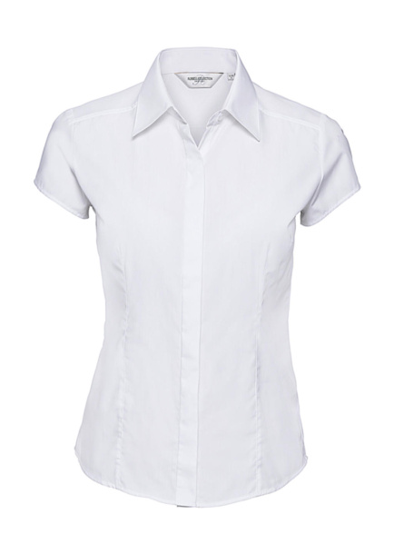  Ladies' Fitted Poplin Shirt - Russell 