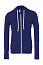  Unisex triblend hoodie s patentnim zatvaračem - Bella+Canvas