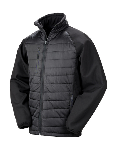  Black Compass Padded Softshell - Result Genuine Recycled