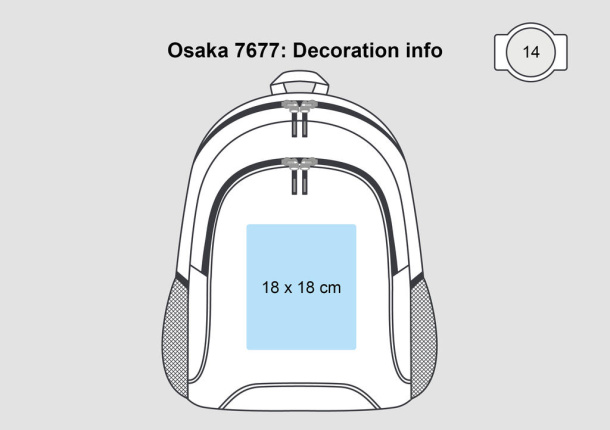  Osaka klasični ruksak - Shugon