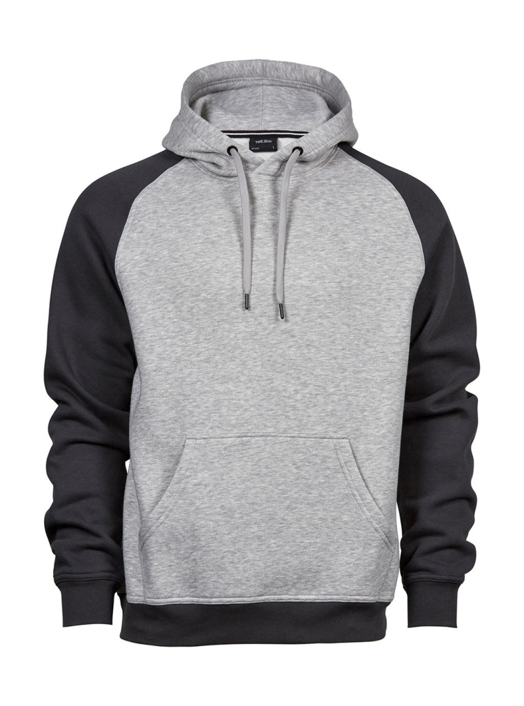 Two tone hooded sweatshirt store