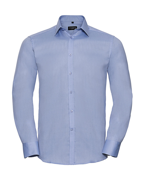  Men's LS Herringbone Shirt - Russell Collection