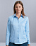  Ladies' LS Herringbone Shirt - Russell Collection