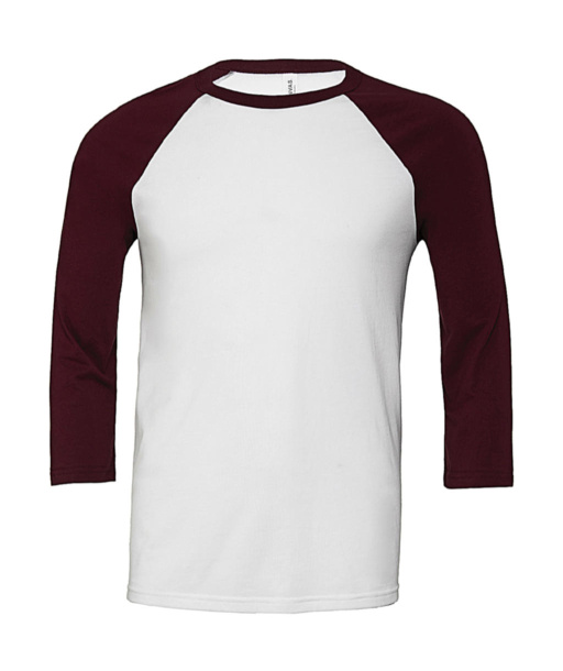  Unisex 3/4 Sleeve Baseball T-Shirt - Bella+Canvas