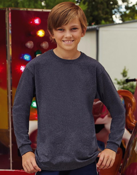  Kids Valueweight Long Sleeve T - Fruit of the Loom
