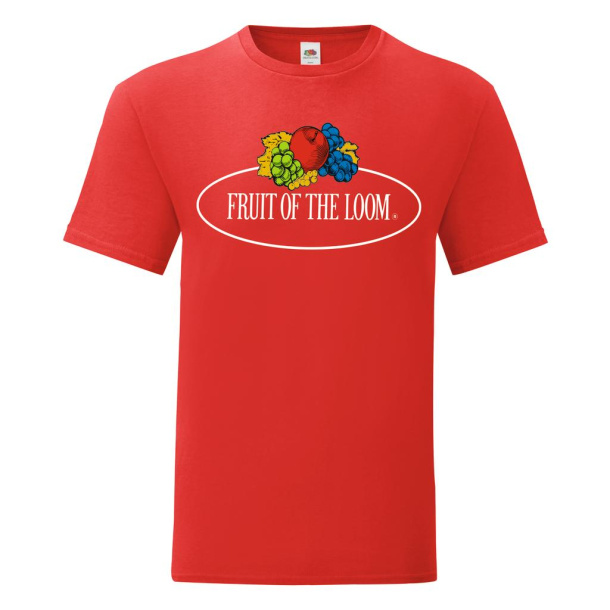  Vintage kratka majica s velikim logom - Fruit of the Loom Vintage Collection