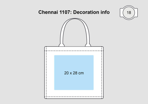  Chennai Short Handled Jute Shopper Bag - Shugon