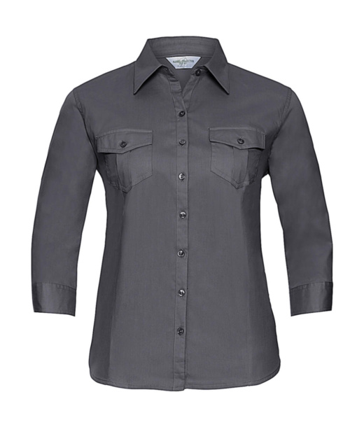  Ladies' Roll 3/4 Sleeve Shirt - Russell Collection
