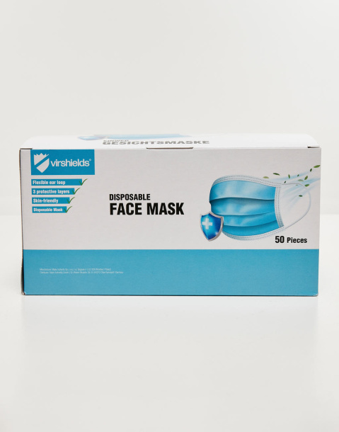  Disposable Face Mask - Virshields