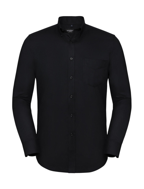  Men's LS Tailored Button-Down Oxford Shirt - Russell 