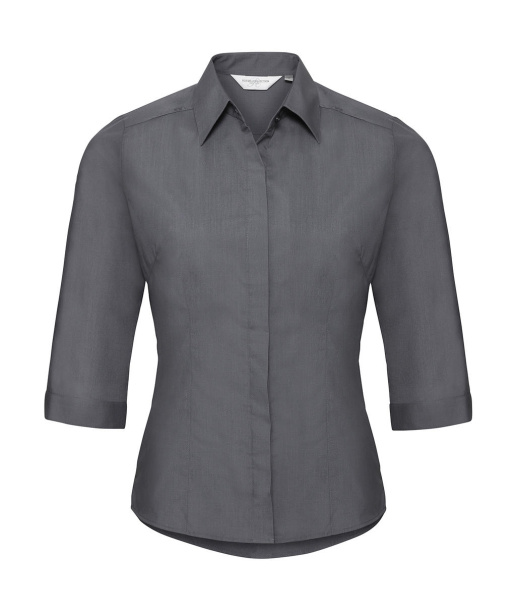  3/4 sleeve Poplin Shirt - Russell 
